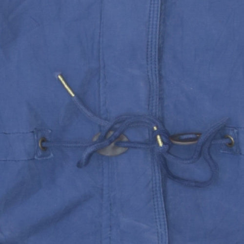 Hilfiger Denim Women's Blue Hooded Parka Jacket Size S