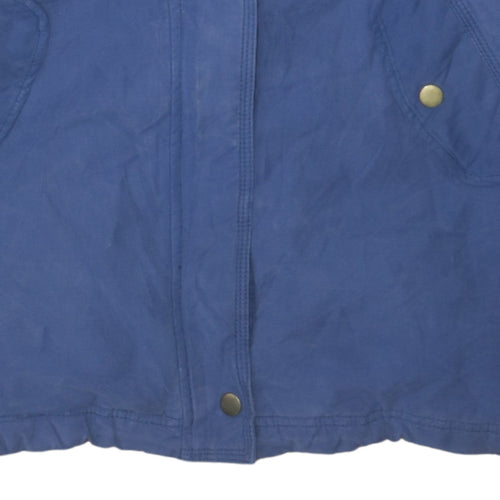 Hilfiger Denim Women's Blue Hooded Parka Jacket Size S