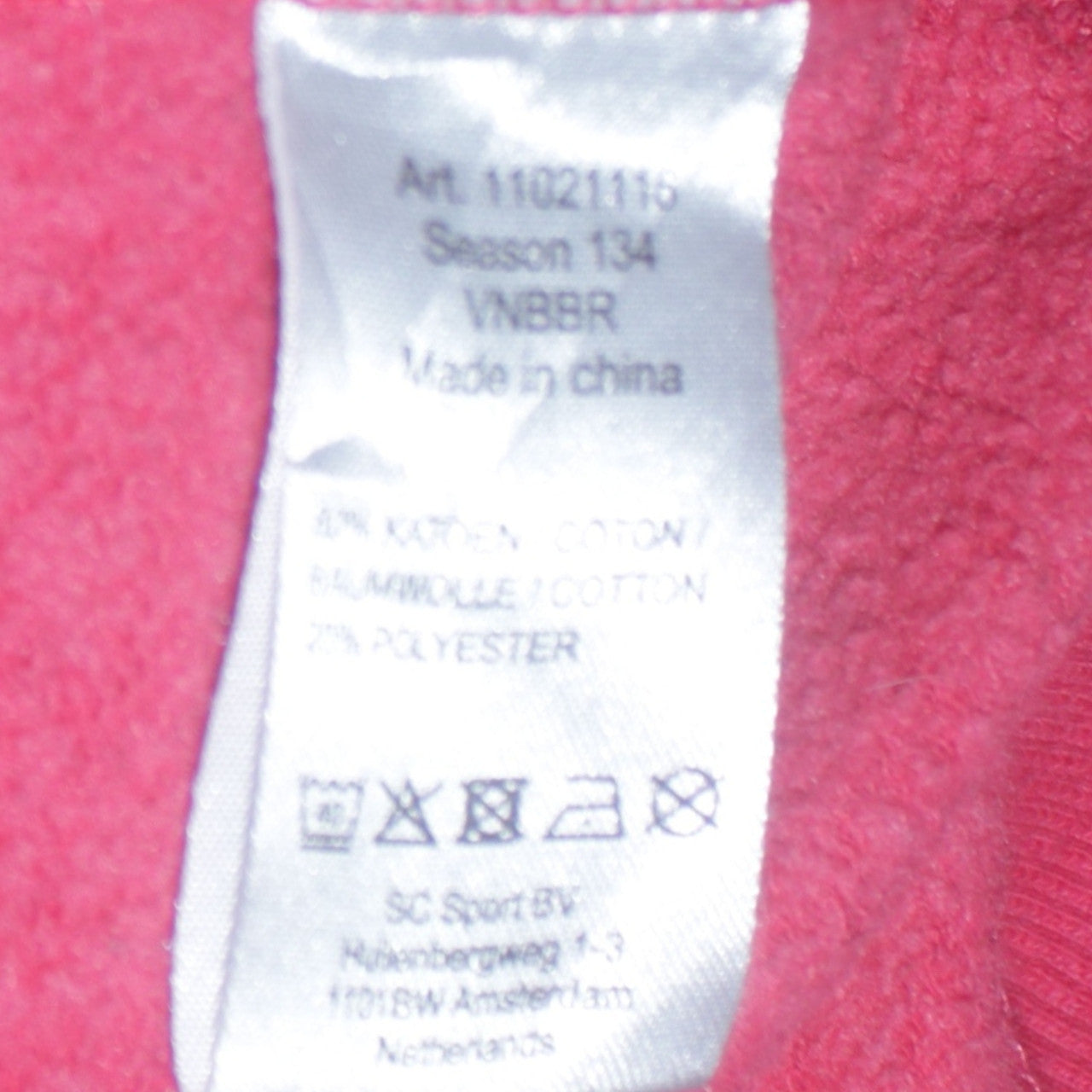 Champion Womens Pink Full Zip Hoodie Medium Cotton Blend