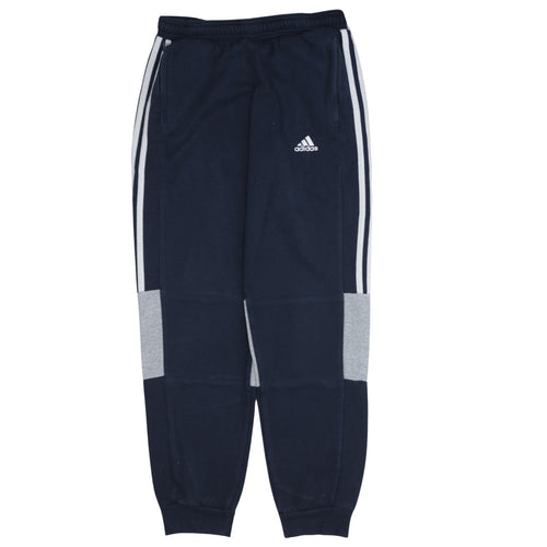 Adidas Boys Navy Blue Jogger Sweatpants 13-14 Years Elastic Waist Track Pants