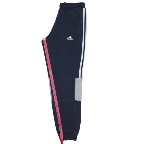 Adidas Boys Navy Blue Jogger Sweatpants 13-14 Years Elastic Waist Track Pants