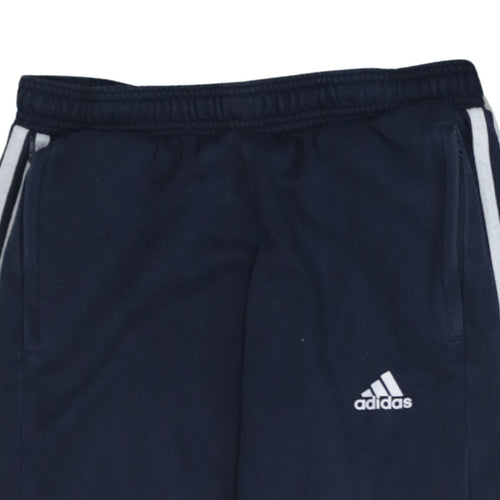 Adidas Boys Navy Blue Jogger Sweatpants 13-14 Years Elastic Waist Track Pants