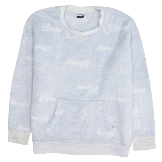 Disney at George Women’s Blue Fleece Nightshirt Top Size 12-14