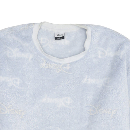 Disney at George Women’s Blue Fleece Nightshirt Top Size 12-14
