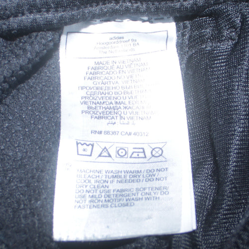 adidas Men Black L Track Pants Tapered Fit Quick Dry Sportswear