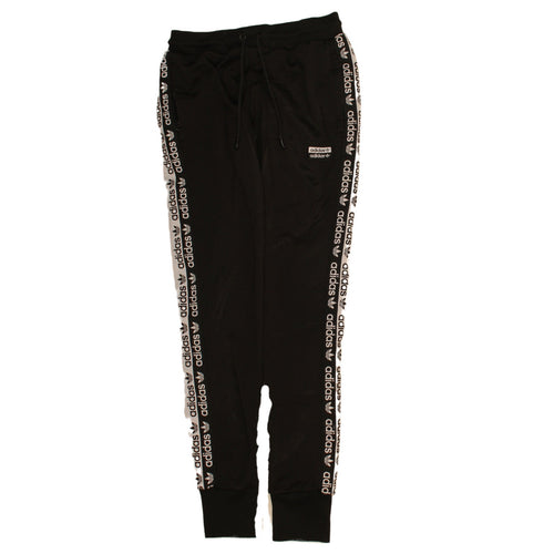Adidas Women's Black Size 10 Jogger Sweatpants Logo Side Stripe