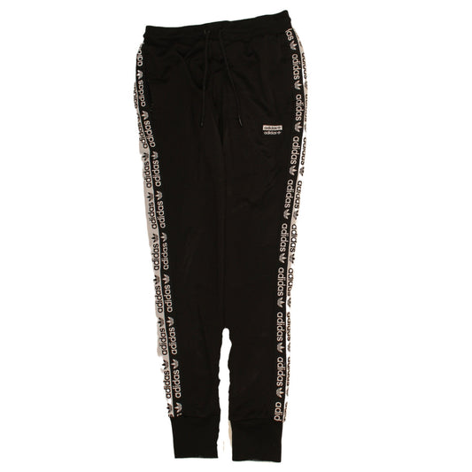 Adidas Women's Black Size 10 Jogger Sweatpants Logo Side Stripe