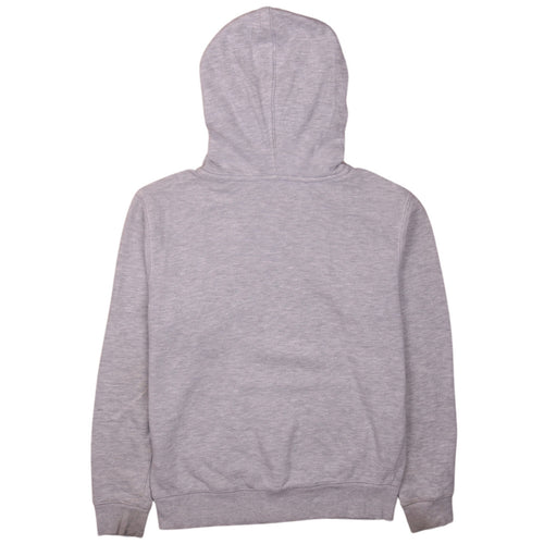 Champion Womens Grey Pullover Hoodie M Hooded Logo Sweatshirt