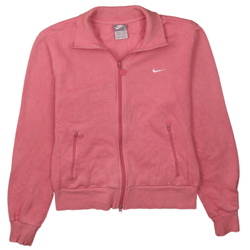 Nike Women's Pink Full Zip Track Jacket Size 8 Regular Fit