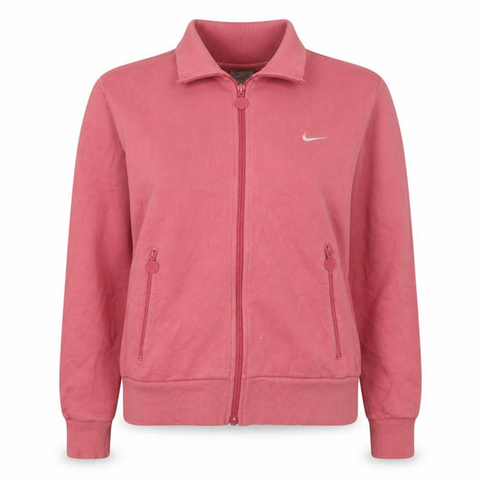 Nike Women's Pink Full Zip Track Jacket Size 8 Regular Fit