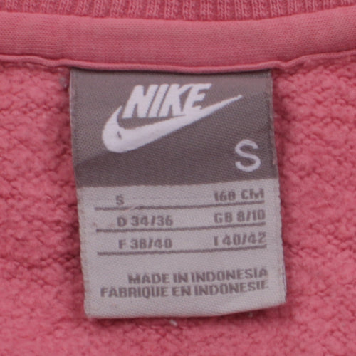 Nike Women's Pink Full Zip Track Jacket Size 8 Regular Fit