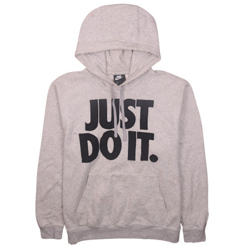 Nike Men's Grey Pullover Hoodie L Sports Graphic Print