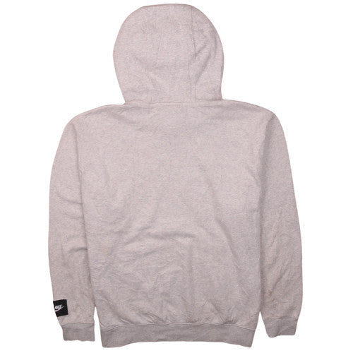 Nike Men's Grey Pullover Hoodie L Sports Graphic Print