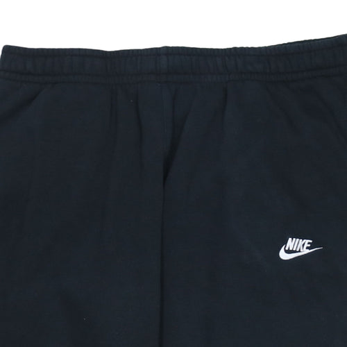 Nike Womens Black XL Jogger Activewear Trousers Fleece Cotton Blend