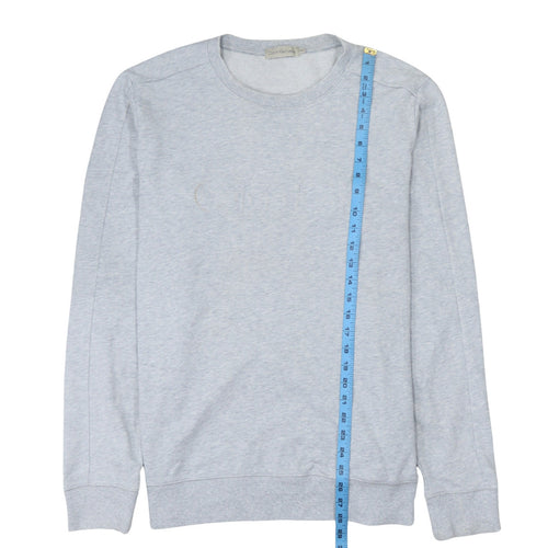 Calvin Klein Jeans Men's Grey XXL Crew Neck Pullover Sweatshirt