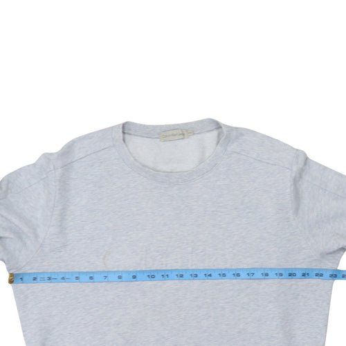Calvin Klein Jeans Men's Grey XXL Crew Neck Pullover Sweatshirt