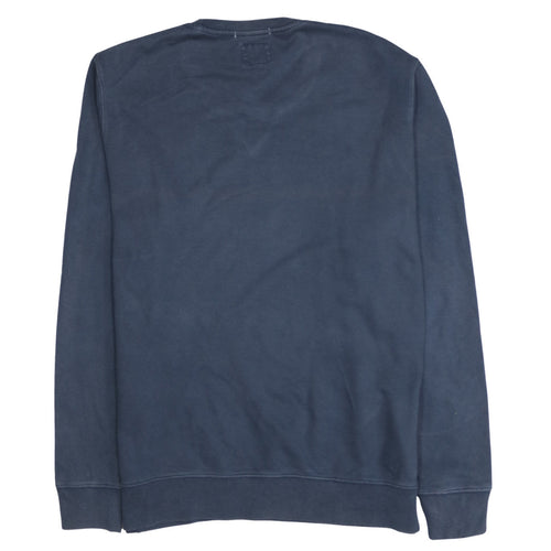 Wrangler Men's Blue XL Crew Neck Logo Pullover Sweatshirt
