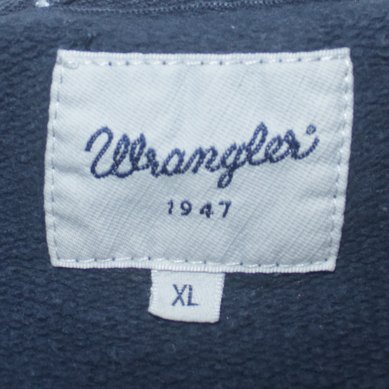 Wrangler Men's Blue XL Crew Neck Logo Pullover Sweatshirt