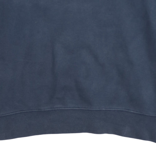 Wrangler Men's Blue XL Crew Neck Logo Pullover Sweatshirt