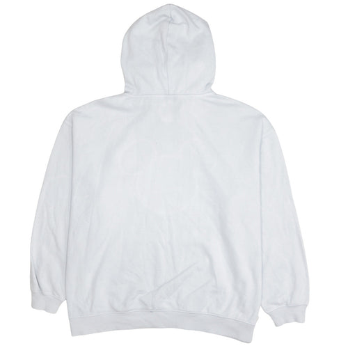 H&M Disney Women White Hooded Pullover Sweatshirt XL Cotton Blend