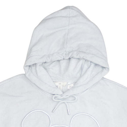 H&M Disney Women White Hooded Pullover Sweatshirt XL Cotton Blend