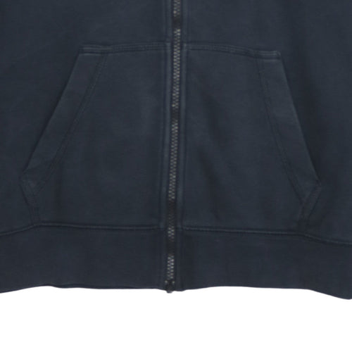 Nike Women's Black Full Zip Hoodie Size M Cotton Blend Sportswear