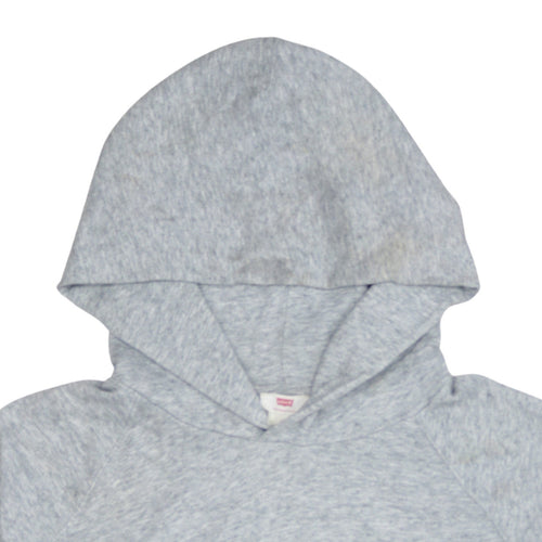 Levi's Men's Grey Logo Pullover Hoodie L