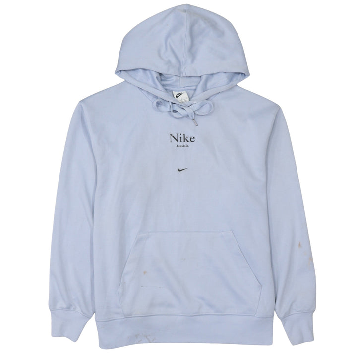 Nike Women’s Light Blue Pullover Hoodie Size L Polyester Athletic