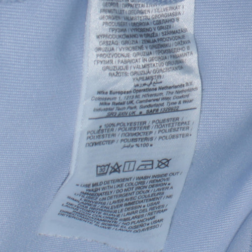 Nike Women’s Light Blue Pullover Hoodie Size L Polyester Athletic