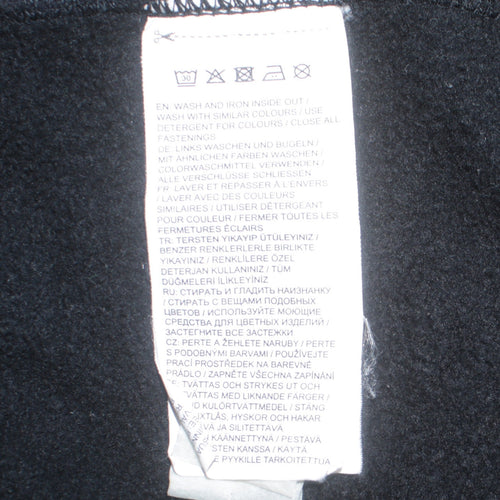 Puma Men’s Black Full Zip Hoodie 2XL Athletics Logo Fleece