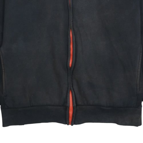 Puma Men’s Black Full Zip Hoodie 2XL Athletics Logo Fleece