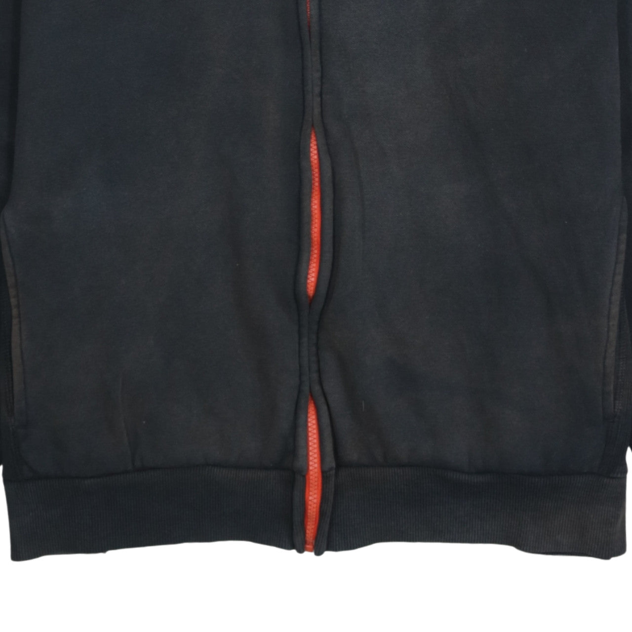 Puma Men’s Black Full Zip Hoodie 2XL Athletics Logo Fleece
