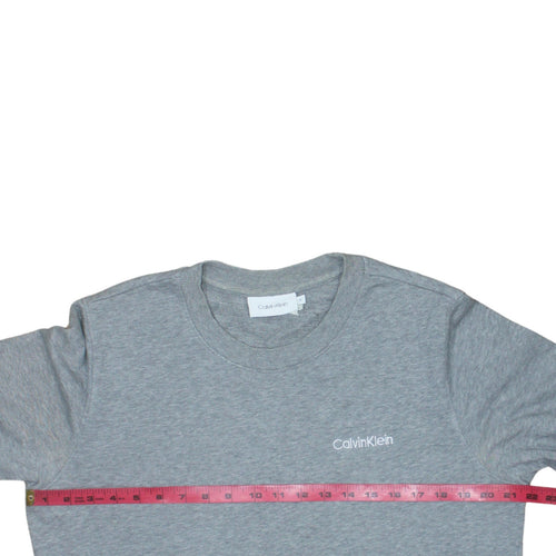 Calvin Klein Men's Grey M Crew Neck Pullover Cotton Sweatshirt