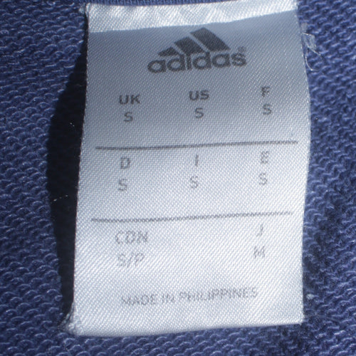 Adidas Men Blue Real Madrid Crew Neck Sweatshirt Size S