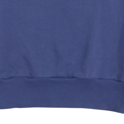 Adidas Men Blue Real Madrid Crew Neck Sweatshirt Size S