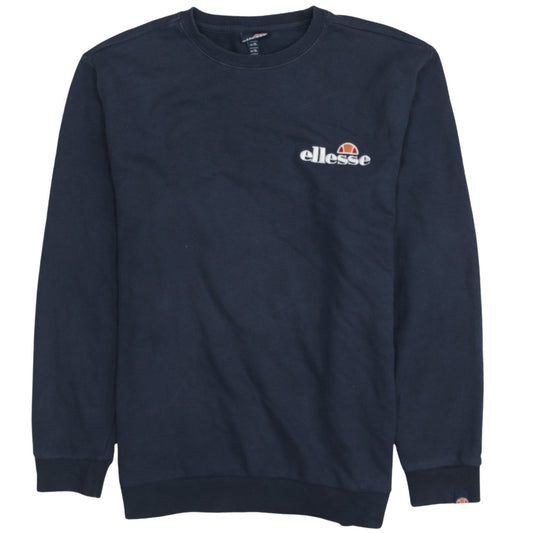 Ellesse Men's Blue XL Crew Neck Pullover Sweatshirt