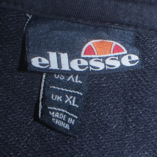 Ellesse Men's Blue XL Crew Neck Pullover Sweatshirt