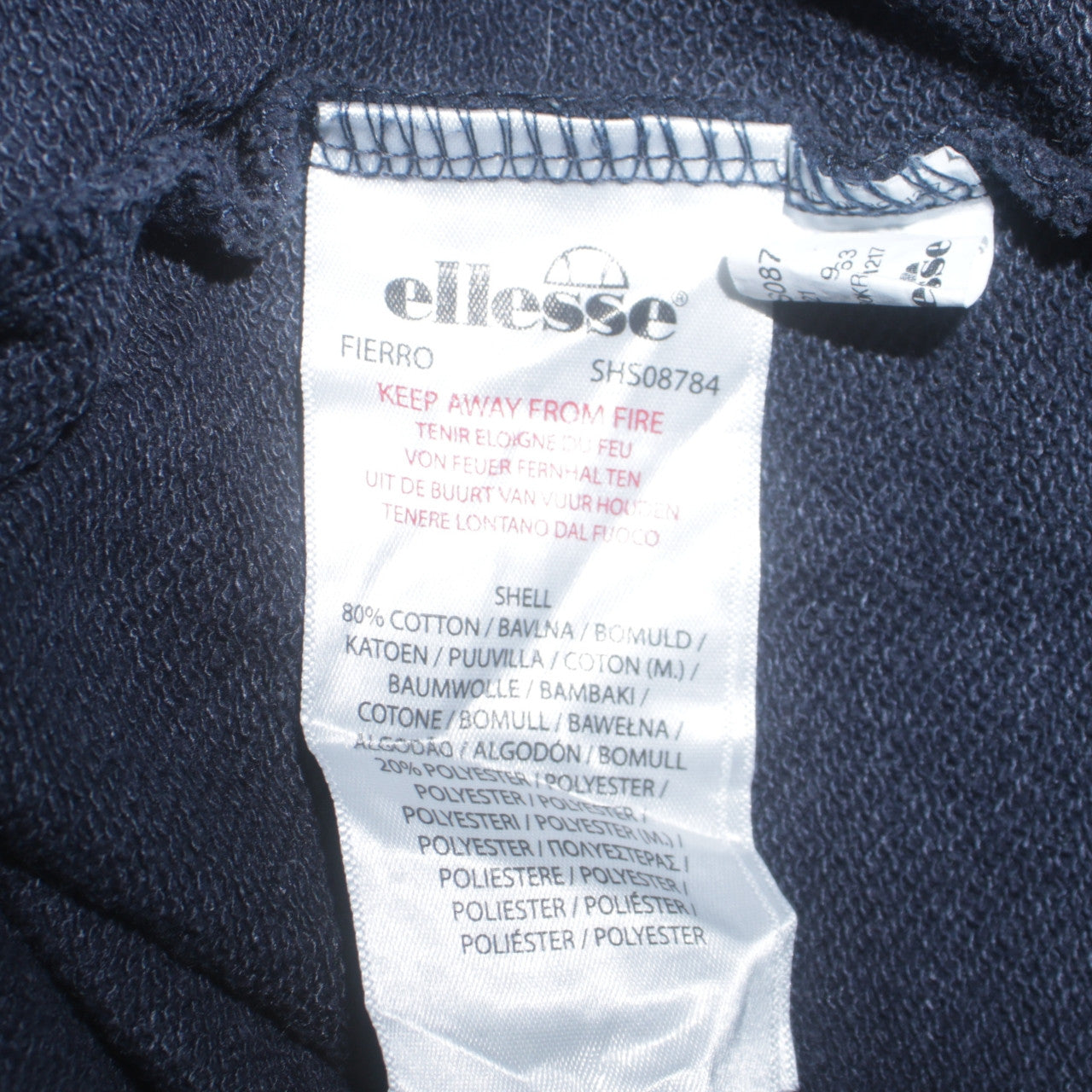 Ellesse Men's Blue XL Crew Neck Pullover Sweatshirt