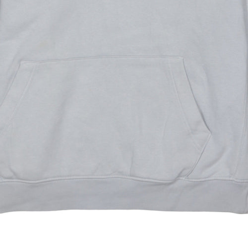 Nike Men's Grey Pullover Hoodie M Graphic Logo Sportswear