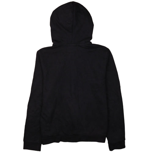 Adidas Women Black Full Zip Hoodie L 16-18 Hooded Sweatshirt