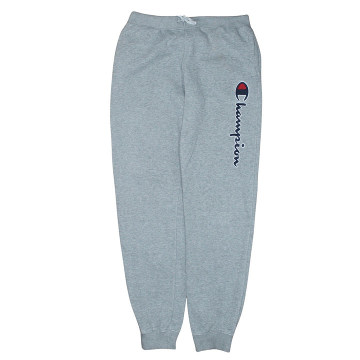 Champion Boys Grey Sweatpants 13-14 Years Fleece Joggers with Logo
