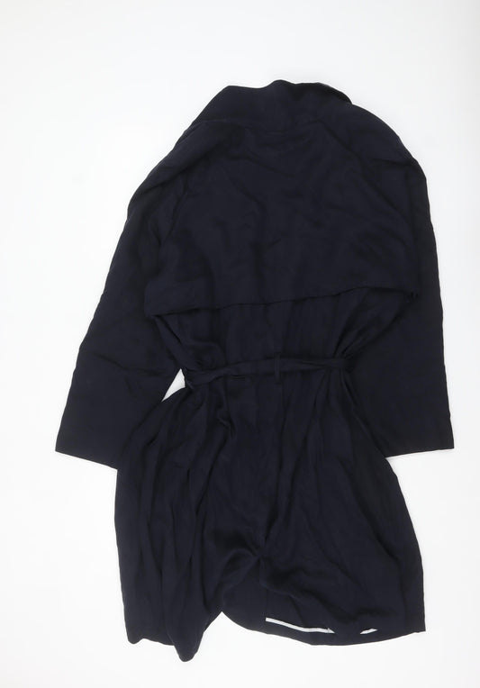 Marks and Spencer Women’s Blue Lyocell Trench Coat Size 24 Belted