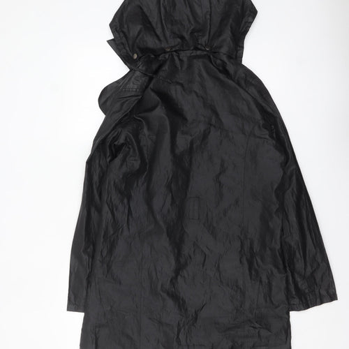 Esmara Women’s Black Hooded Lightweight Rain Coat Size 10