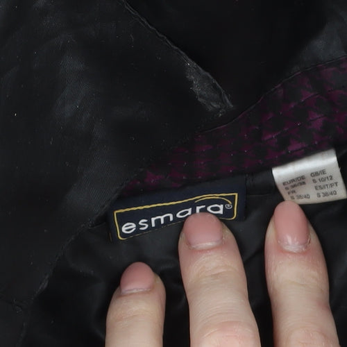 Esmara Women’s Black Hooded Lightweight Rain Coat Size 10