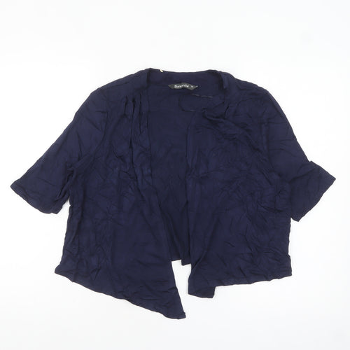 Bonmarché Women’s Blue Short Sleeve Tunic Blouse Size 16
