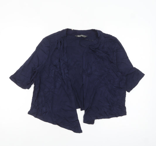 Bonmarché Women’s Blue Short Sleeve Tunic Blouse Size 16