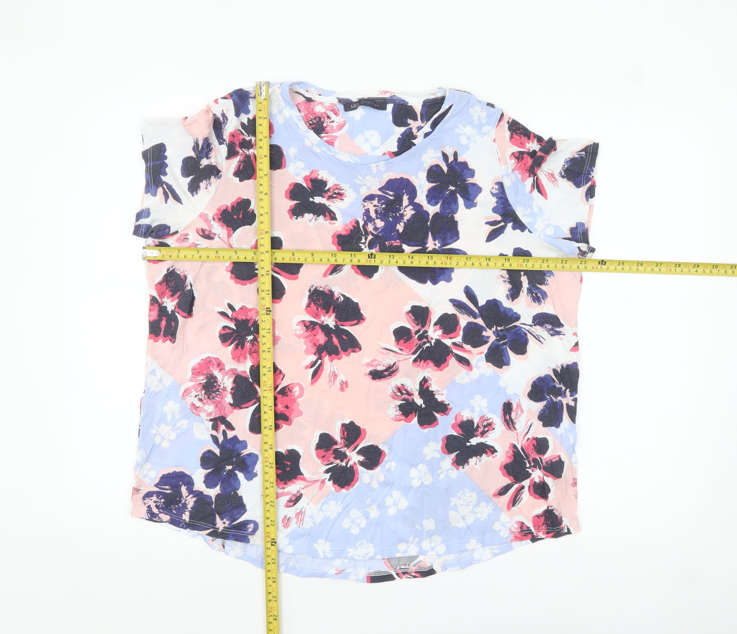 Marks and Spencer Women’s Multicoloured Floral T-Shirt Size 20