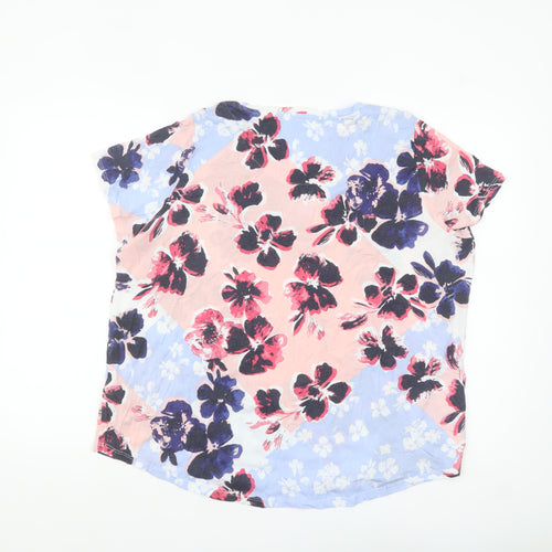 Marks and Spencer Women’s Multicoloured Floral T-Shirt Size 20