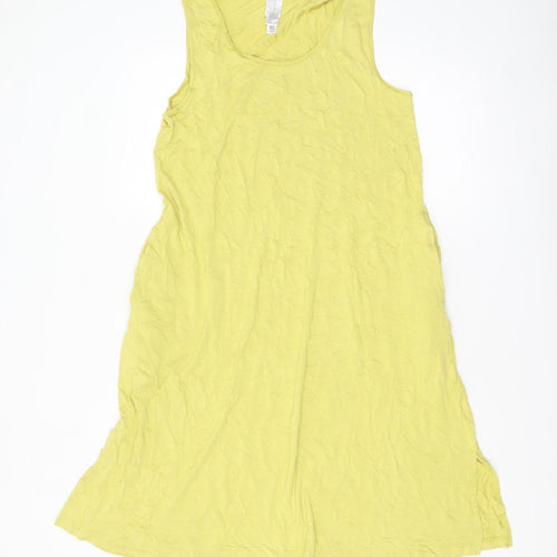 Wynne Layers Women's Yellow Sleeveless Tank Dress Size S