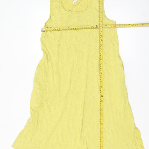 Wynne Layers Women's Yellow Sleeveless Tank Dress Size S